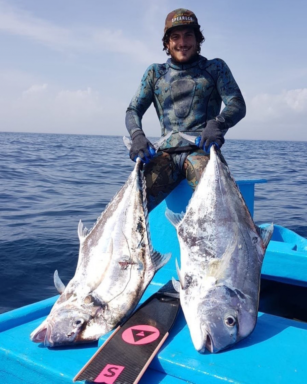 spearfishing at the gulf of mexico using alchemy s30 carbon fins